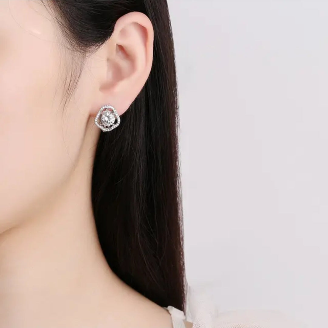 Diamond Bell Earring