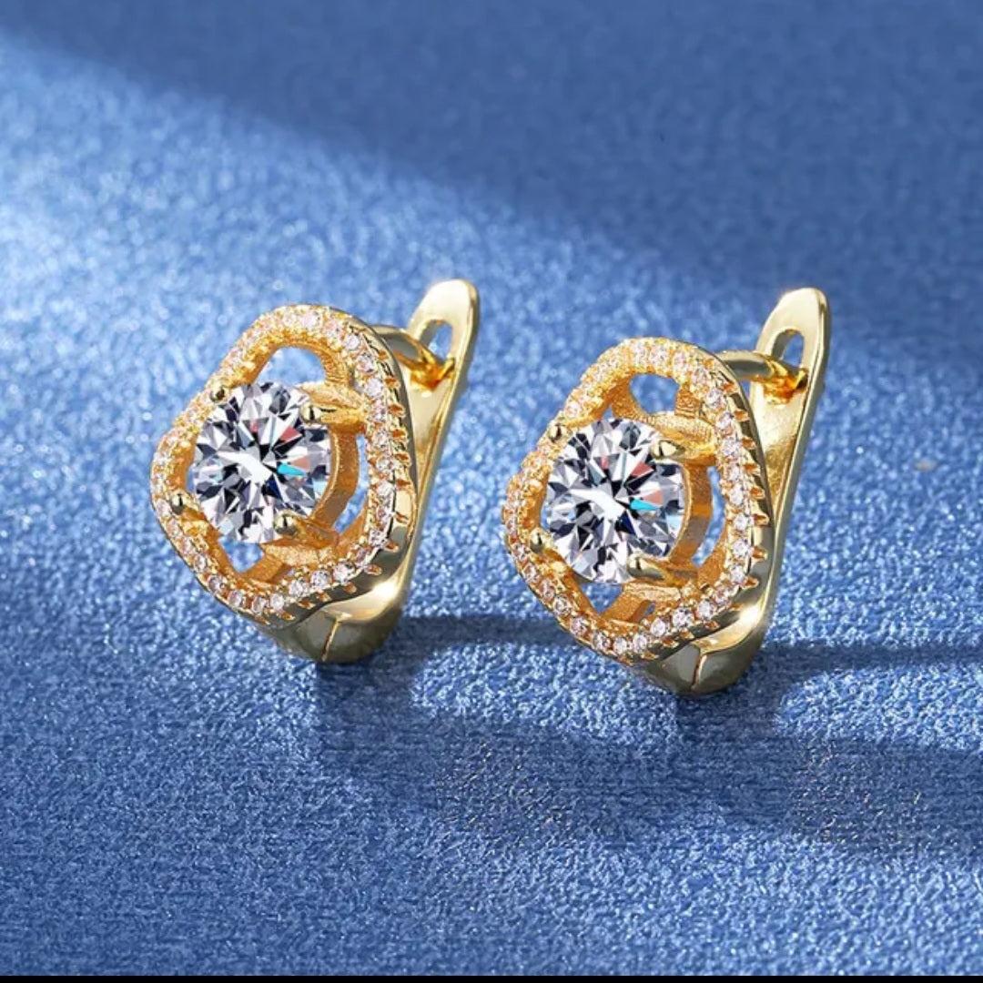 Diamond Bell Earring